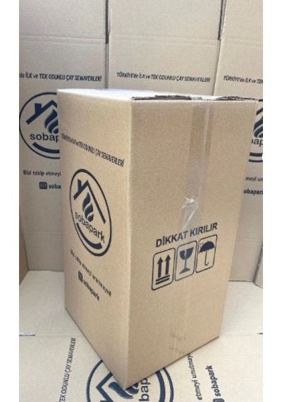 Odunlu Kömürlü Çay Semaveri Odunlu Kömürlü Semaver Tek Musluklu Semaver 3,5 Litre