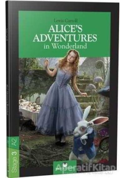 Stage-3 Alice's Adventures In Wonderland - İngilizce Hikaye - Lewis Carroll - MK Publications