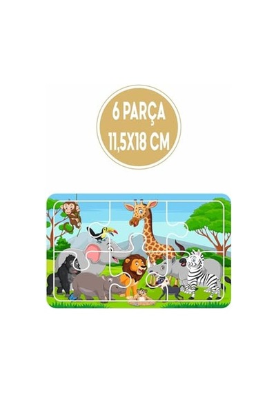 Lipyos Baby Puzzle 6 Parça 6 Adet Puzzle Seti-1