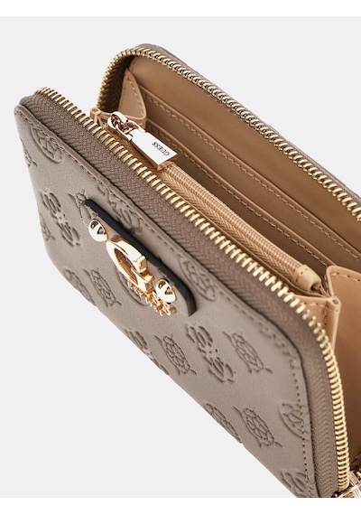Guess Gerty 4g Ve Peony Logolu Kadın Cüzdan Swpd9529140 Vizon