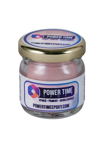 Sedefli Metalik Toz Pigment Boya / Açık Pembe / Epoksi Için