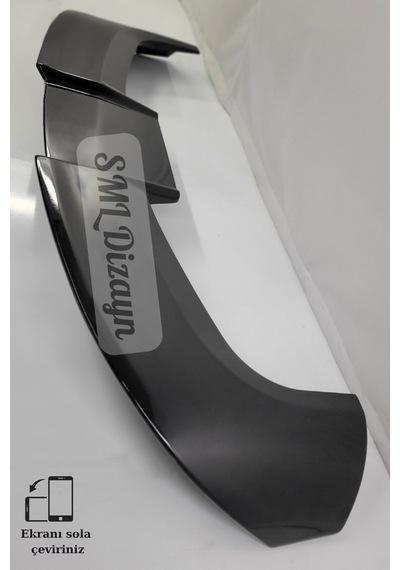 Opel Astra K 2016-2021 Tavan-bagaj Spoiler-spoyler Plastik