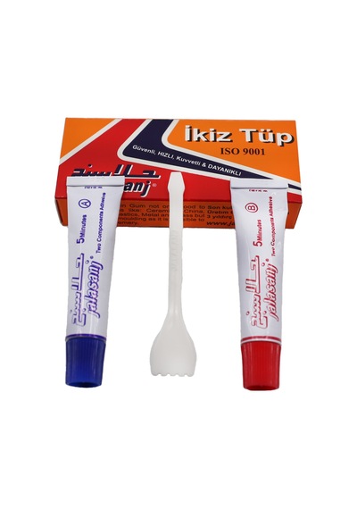 İran Yapıştırıcı İkiz Tüp 20gr Plastik Ve Çelik Yapıştırıcı