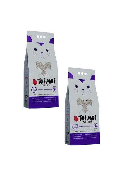 Toi Moi Flora Lavanta Sodyum Bentonit Kedi Kumu 10 Kg (2 ADET)