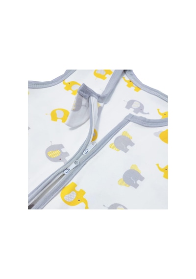 Sitilin Bebek Uyku Tulumu İç Ve Diş Kumaş %100 Doğal Pamuk Çift Kat Özel Kumaş Unisex 1 Tog Stl6428 Ekru
