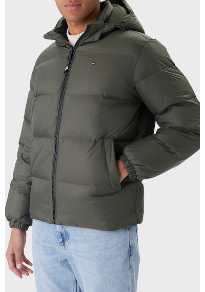 Tommy Jeans Erkek Mont Dm0dm19786 Mrh Koyu Yeşil Koyu Yeşil