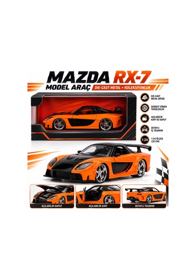 Rx-7 Model Aracı Çok Renkli