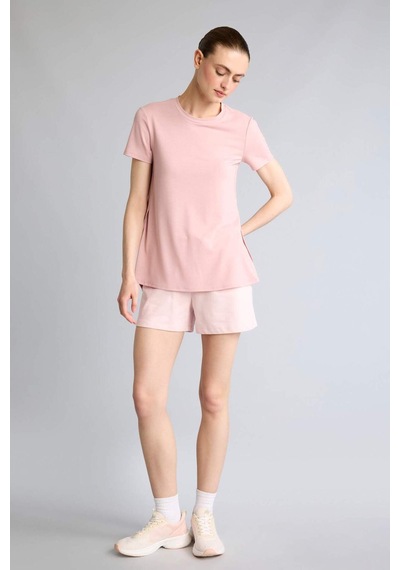 Defacto Standart Fıt Sporcu Kısa Paça Şort Z6696az26smpn38 Pembe-pn38