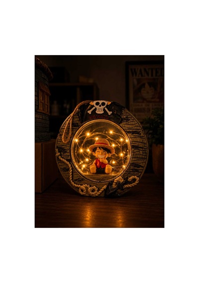 One Piece Monkey D. Luffy Varil Tasarımlı Led Işıklı Biblo & Gece Lambası Luffy Luffy