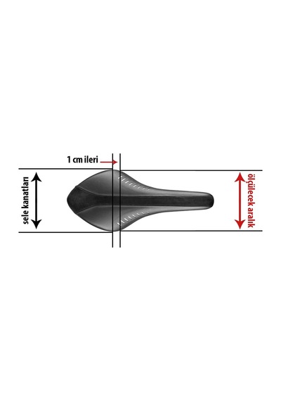 Monero Bisiklet Hakiki Jelli Sele Kılıfı Genişlik Ayarlamalı 260 x 165 CM - Siyah - Gri Gri - Siyah