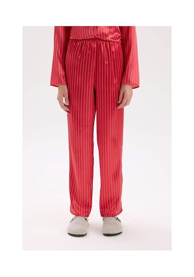 Defacto Fall İn Love Pijama Takım Saten Uzun Kollu Düğmeli Üst Beli Lastikli Uzun Alt D6417ax24wnrd59 Kırmızı Defacto Fall İn Love Pijama Takım Saten Uzun Kollu Düğmeli Üst Beli Lastikli Uzun Alt D6417ax24wnrd59 Kırmızı