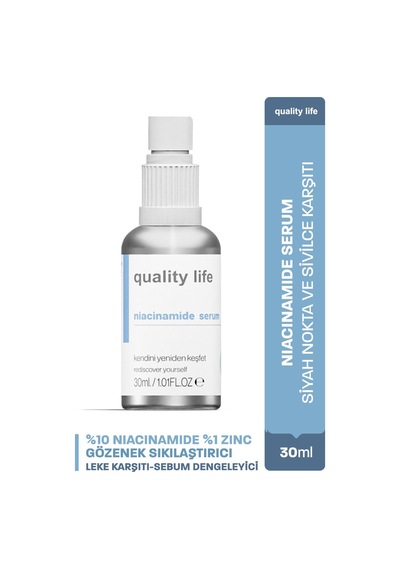 Quality Life Akne ve Leke Karşıtı Niacinamide Serum 30 ML