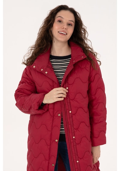 U.s. Polo Assn. Kadın Kaban 50308608-vr104 Koyu Frambuaz/dark Raspberry