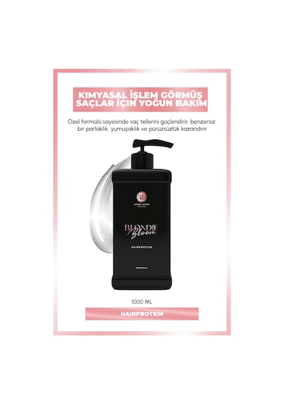 Lewel Mood Premium Blondie Bloom İşlem Görmüş Saçlar İçin Yoğun Bakım Serumu 1 L