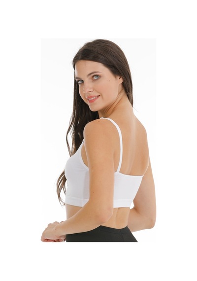 Parlingerie Hamile Emzirme Yarım Atlet Beyaz