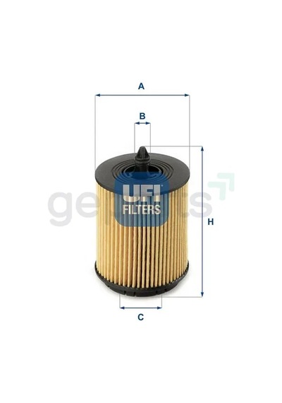 Yağ Filtresi Eleman Tip Ufı 2502400