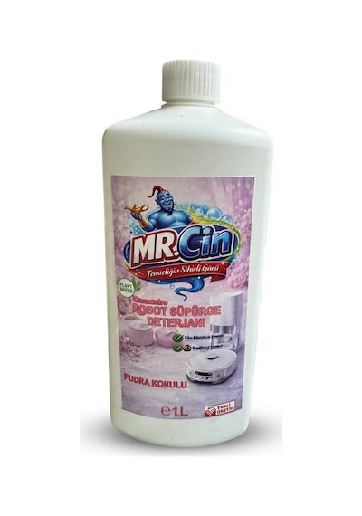 Mr.cin Robot Süpürge Deterjanı Pudra Kokulu 1 Litre Tekli