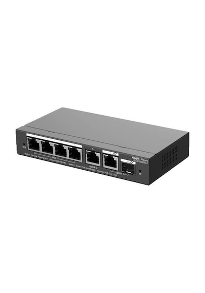 Ruijie Reyee RG-ES206GS-P 4 Port Poe 54W 1Xrj45 Uplink +1xsfp Combo Uplink Gigabit Poe Yönetilebilir Switch