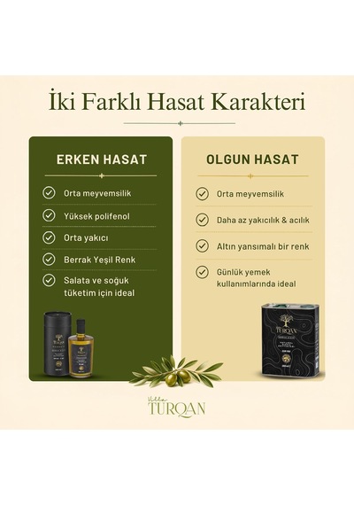 1 Lt Erken Hasat Soğuk Sıkım Özel Seri Natürel Sızma Zeytinyağı Tek Bahçe 2025/2026