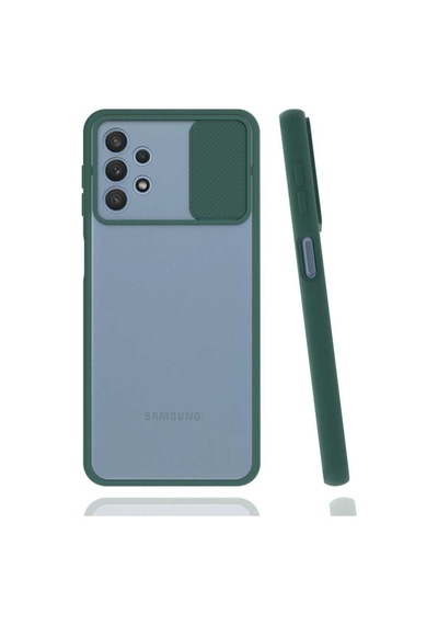 Galaxy A32 4G Kilif Sürgülü Kamera Koruma Silikon 493870388