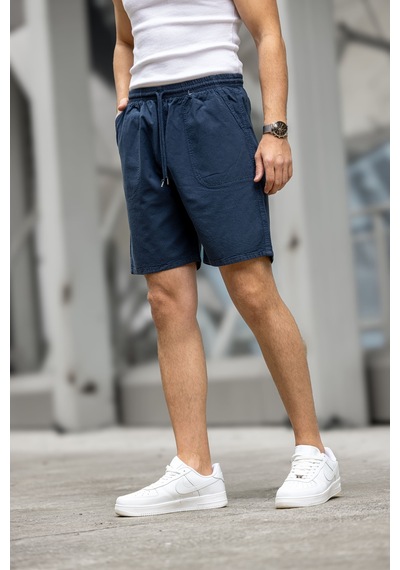 Kite Regular Fit Cepli Kapri Şort - Lacivert Lacivert