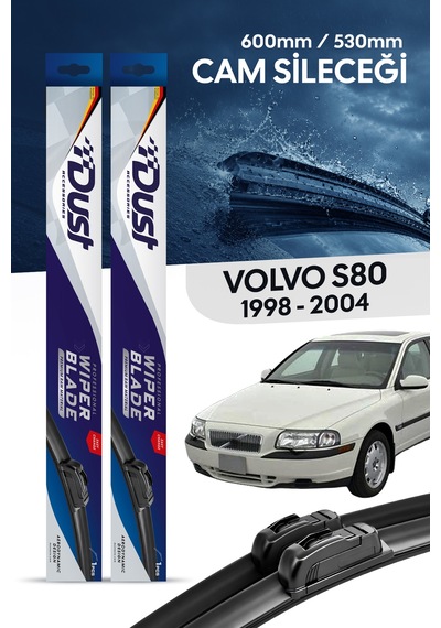 Volvo S80 Silecek Takımı 1998-2004 Uyumlu 600mm/530mm