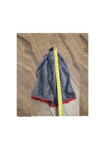 Jumbo Boy Gri Renk Mikrofiber Mop Paspas Yedek Ucu Çizmez Ve Ses Yapmaz Özel Doku