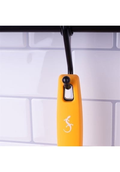 Lurch - Platin Silikon Servis Kaşığı 33,5 Cm Sarı - Yanmaz, Yapışmaz, Bükülmez, Çizmez, Tat Ve Koku Bırakmaz - 240054