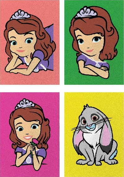 Disney Prenses Sofia Eğitici Ve Eğlenceli Kum Boyama Seti-red Castle Fm-11