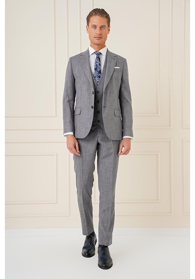 Efor Tk 902 Slim Fit Lacivert Klasik Takım Elbise Lacivert