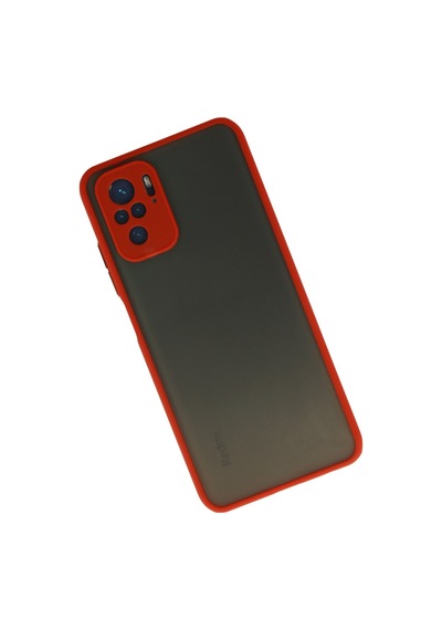 Redmi Note 10 Kılıf Montreal Silikon Kapak - Kırmızı Düz Renkli