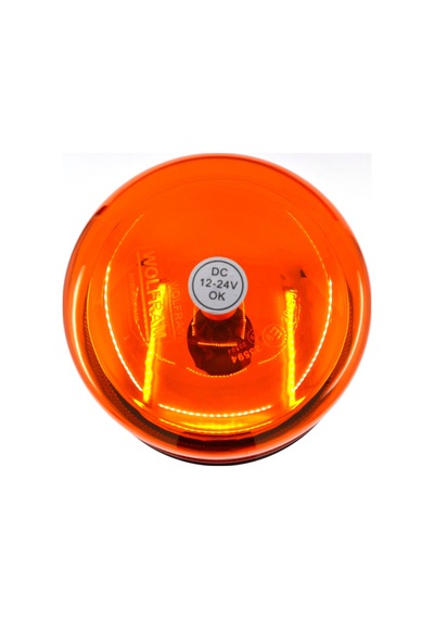 Turuncu Tepe Lamba Körüklü Soketli 10 Çakar Fonksiyonlu 12v 24v Led
