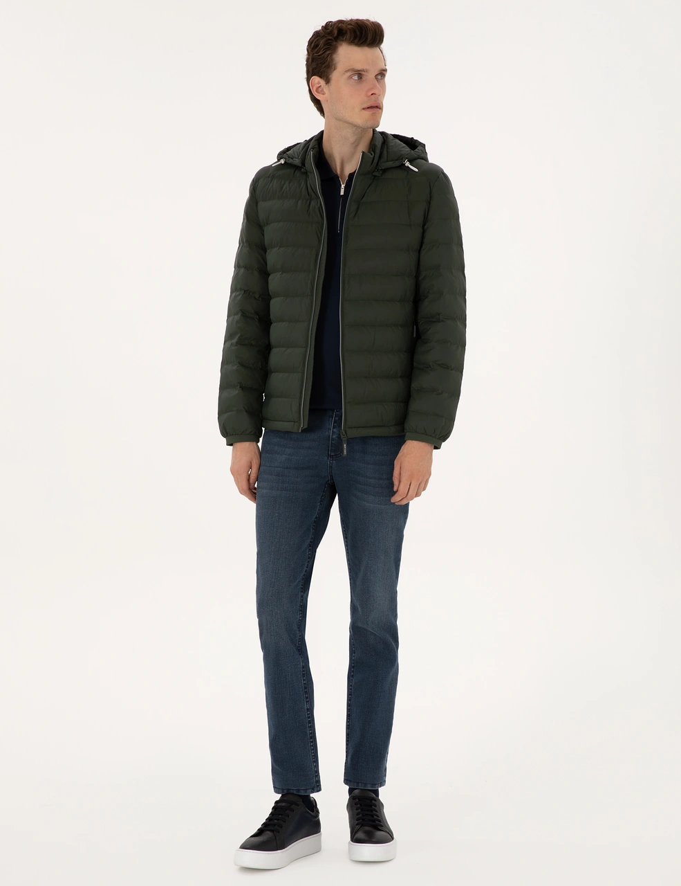 Pierre Cardin Erkek Koyu Haki Mont 50310193-vr111
