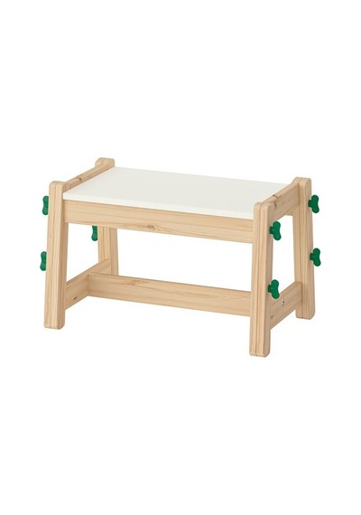 Ikea Flısat Çocuk Bankı, Huş-yeşil, Ayarlanabilir