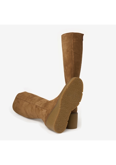 Sand Beige Çizme Kadın 26k12068xs Vergelio Suede Bej