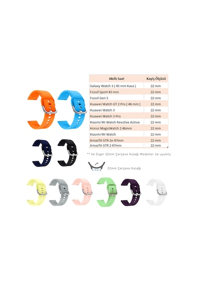 Xiaomi Watch S1,s1 Active,s1 Pro/mi Watch İle Uyumlu Kordon 22mm