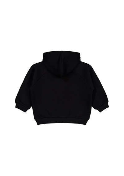 Civil Baby Keep Smiling Etiketli Basic 6-18 Ay Sweatshirt Siyah