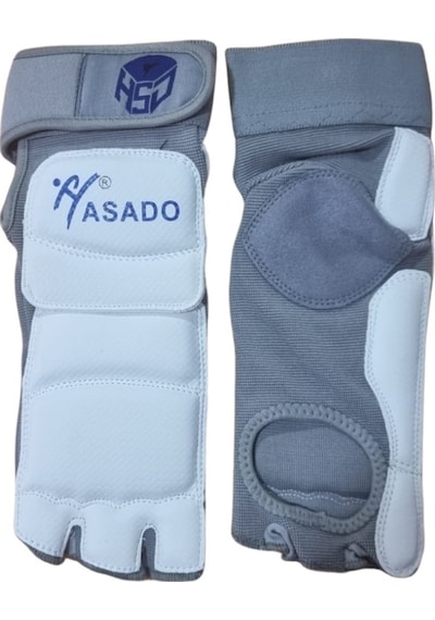 Haşado Topuk Destekli Üç Parmaklı Taekwondo Ayaküstü Koruyucu Takım Beyaz