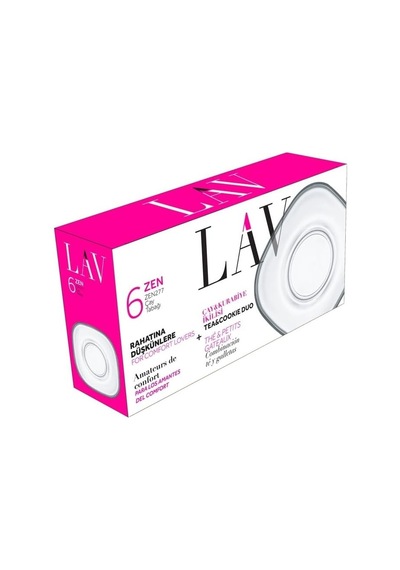 Ayrex Lav Zen 6'li Çay Tabağı Diğer