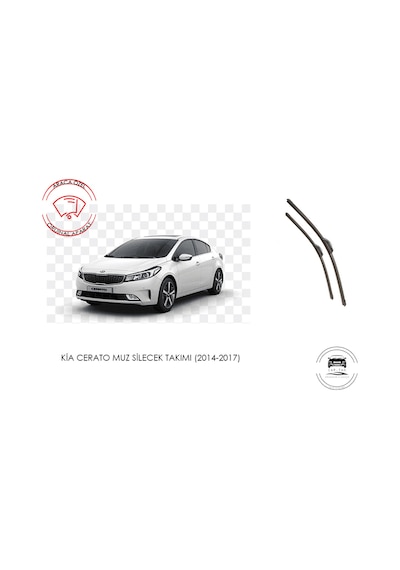 Kia Cerato cam Silecek seti (2014-2017)