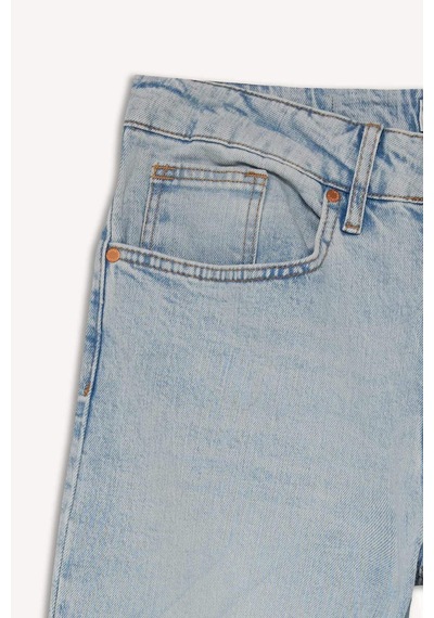 Defacto Slim Tapered Fit Dar Paça Jean Pantolon F2324ax25aunm39 Mavi-nm39