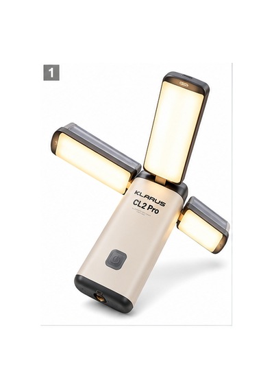 Klarus Cl2 Pro 4 Kollu Katlanabilir Kamp Lambası Beyaz