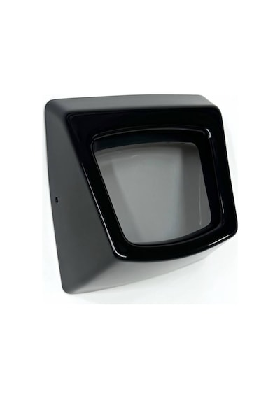 Ideal Standard - Plain İç Beyaz Dış Siyah Arkadan Su Girişli Pisuvar - 22570- Diğer