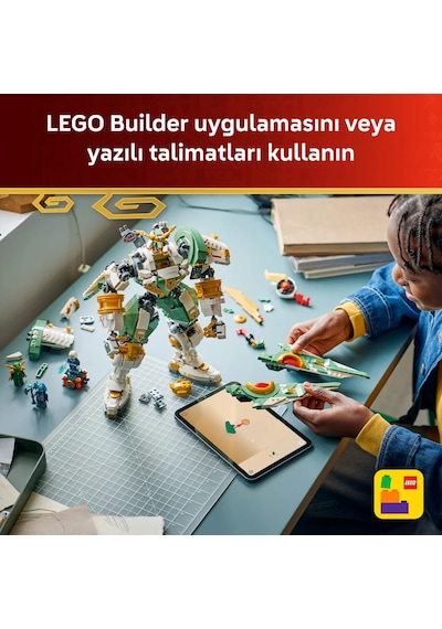 LEGO® NINJAGO® Lloyd'un Titan Robotu 15. Yıl Dönümü 71860 - 14 Yaş ve Üzeri için Minifigür İçeren Oyuncak Yapım Seti (1293 Parça)