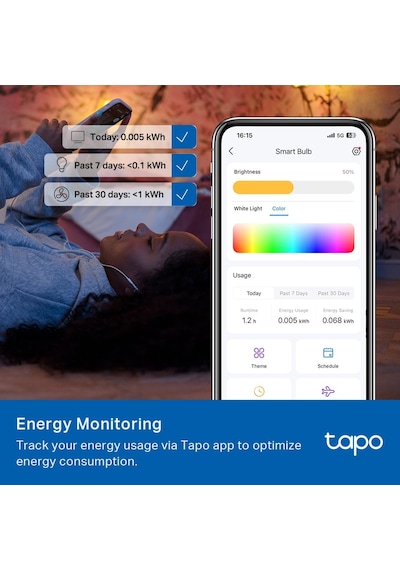Tp-lınk Tapo L430p Akıllı Wıfı Ampul Çok Renkli - E14 P45