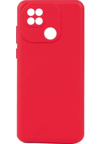 Xiaomi Poco C40 Kılıf Zore Biye Silikon Kırmızı