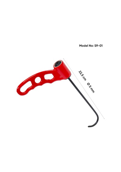 22.5 Cm 5 Mm Çap 360 Derece Döner Saplı Arka Çamurluk Kapalı Çubuk - S9-01