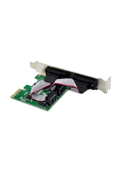 2 Port Seri Bağlantı PCI Express X1 Kart PCI Express Rs232