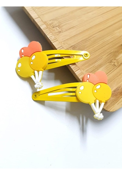 Balon Figürlü Çıtçıtlı Toka Sarı