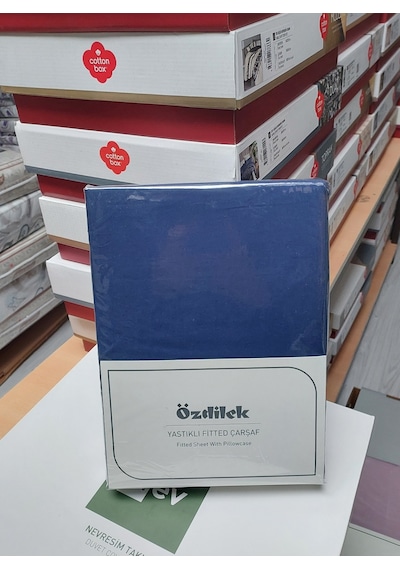 Özdilek Colourist Tek Kiş.battal Çarşaf Seti 120x200 Pasifik Mavi Mavi
